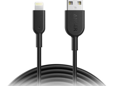 Anker Powerline II 10  USB-A To Lightning Connector - Black Online Sale