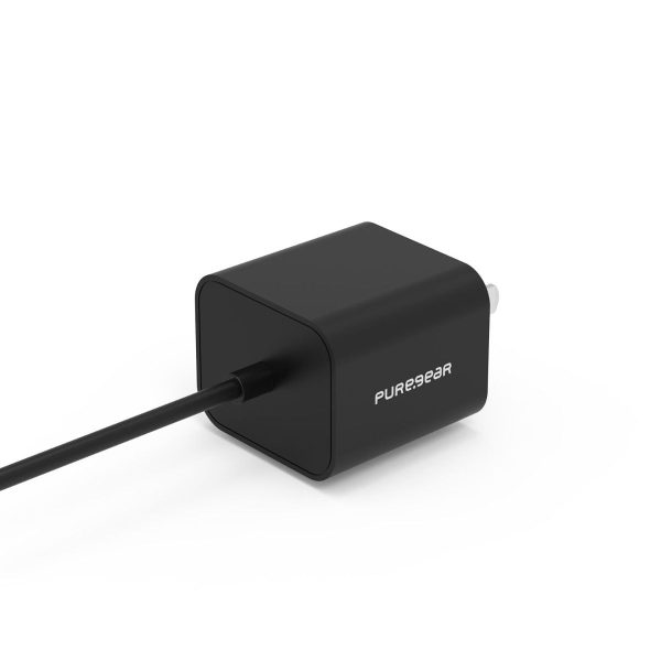 Puregear 12W, 5 Ft. Corded Lightning Wall Charger - Black Cheap