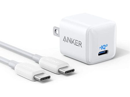 Anker  Powerport 18W PD Nano + Powerline  3  USB-C To Lightening Online Sale