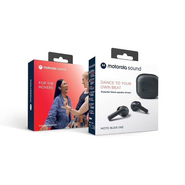 Motorola Moto Buds 065 Bluetooth In-Ear True Wireless Earbuds - Black For Discount