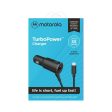 Motorola TurboPower 36W PD Charger - USB-C Cable, Dual Port - Black Online