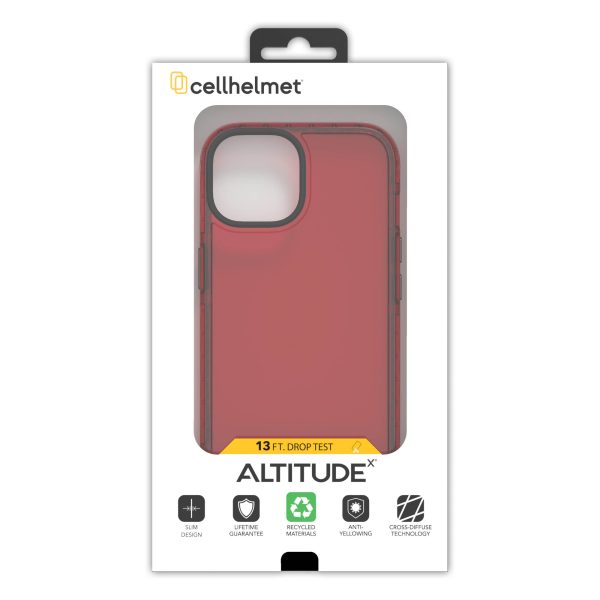 CellHelmet Altitude X Series For iPhone 15 (6.1 ) - Scarlett Red on Sale