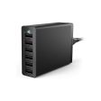 Anker Powerport 60W 6-Port USB-A Charger - Black For Discount