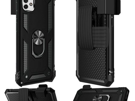 Holster Case For Samsung A53 5G - Black - Magnetic Ringstand Clip Wild Flag For Cheap