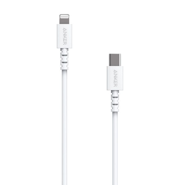 Anker Powerline II 3  USB-C to Lightning Connector - White For Sale