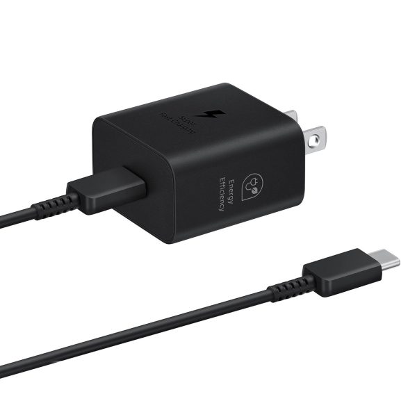 Samsung 25W Travel Adapter With Cable - Black Online Sale