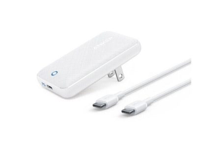 Anker PowerPort Atom III Slim 30W Charger with 6  USB-C Cable - White Online Sale