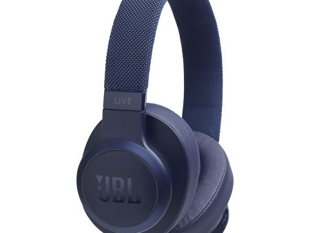 JBL Live 500BT Over-Ear Wireless Headphones - Blue Online Hot Sale