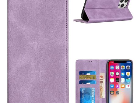 Wallet Case For Moto G 5G (2022) - Purple - PU Vegan Leather Card Holder Wild Flag Online Hot Sale