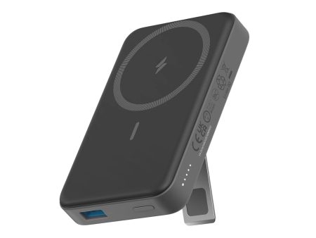 Anker 633 20W Mag-Go 10K mAh Magnetic Wireless Battery W  2  C-C Cable - Black For Sale