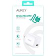 Aukey Omnia Mini 20W USB-C PD Wall Charger PA-B1 - White on Sale