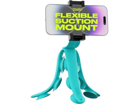 Tenikle Pro Bendable Suction Cup Tripod Mount - Teal Online Sale