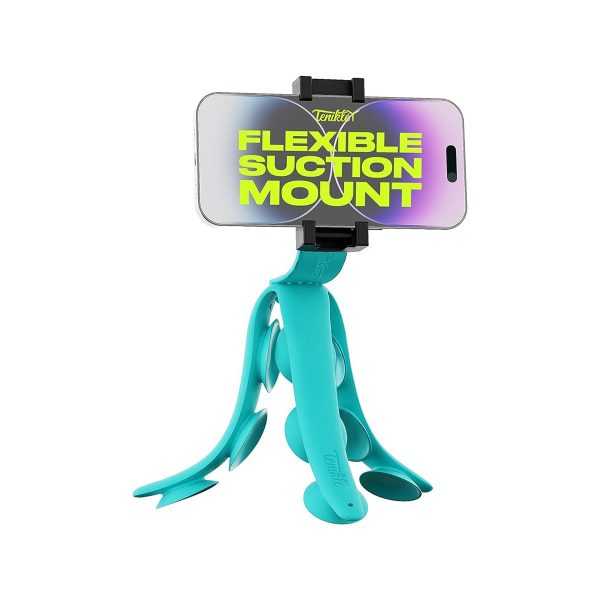 Tenikle Pro Bendable Suction Cup Tripod Mount - Teal Online Sale