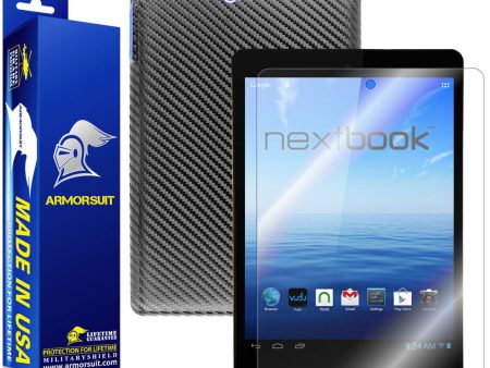 Nextbook 8 7.85   Tablet NX785QC8G Quad Core Screen Protector + Black Carbon Fiber For Cheap