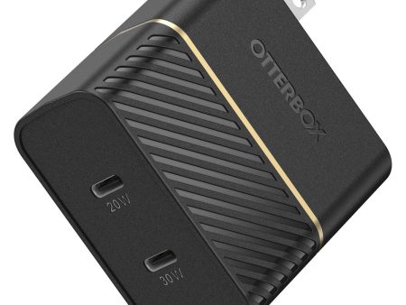 Otterbox 50W Combined Dual USB-C Wall Charger - Black Shimmer on Sale