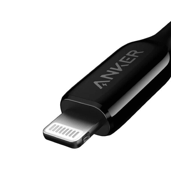 Anker PowerLine + III 6ft Lightning Cable - Black Online Sale