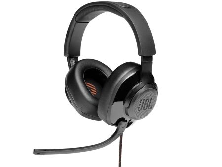 JBL Quantum 200 Wired Over-Ear Gaming Headset W  Mic - Black Discount