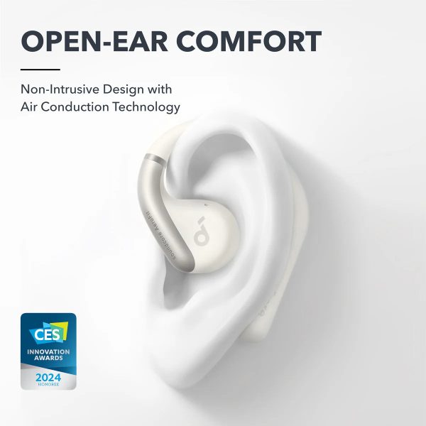 Anker Soundcore Aerofit Open-Ear Headphones W  Hook - White Sale