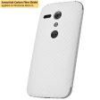 Motorola Moto G (1st Generation) Screen Protector + White Carbon Fiber Film Protector Online