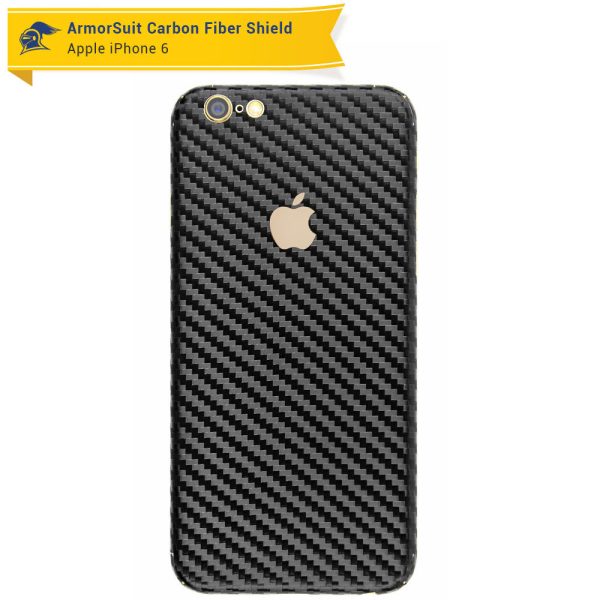 Apple iPhone 6 Screen Protector + Black Carbon Fiber Skin Online