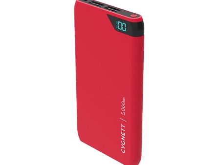 Cygnett Chargeup Boost 5,000 Mah- Red For Discount