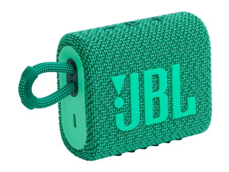 JBL Go 3 Eco Portable Stereo Bluetooth Speaker - Green on Sale