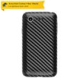 LG Optimus Fuel L34C Screen Protector + Black Carbon Fiber Skin Fashion