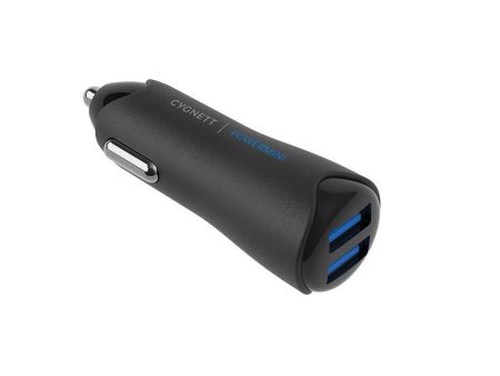 Cygnett Powermini 4.8A Dual USB Car Charger - Black For Discount