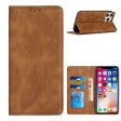 Wallet Case For Samsung Galaxy A03S (2022) - Brown - PU Vegan Leather Card Holder Wild Flag Online Sale