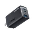 Anker 735 GaNPrime 65W 3-Port Wall Charger (2 USB-C, 1 USB-A) - Black on Sale