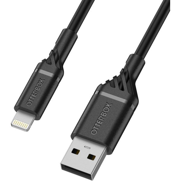 Otterbox Lightning To USB-A 2M Cable - Black Sale