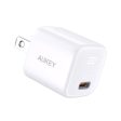 Aukey Omnia Mini 20W USB-C PD Wall Charger PA-B1 - White on Sale