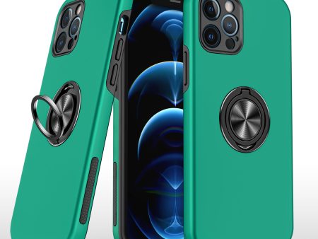 Design Case For iPhone SE SE2 SE3 8 7- Dark Green - Chief Oil Painted Magnetic Ring Stand Wild Flag For Cheap