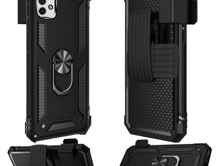 Holster Case For Samsung A23 5G - Black - Magnetic Ringstand Clip Wild Flag For Sale