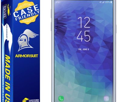 [2-Pack] Samsung Galaxy J3 (2018) J3 Star Amp Prime 3 Case-Friendly Screen Protector on Sale