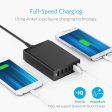 Anker Powerport 60W 6-Port USB-A Charger - Black For Discount