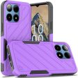 Premium Noble Lined Shockproof Dual Layer Hybrid Case For Boost Summit 5G - Dark Purple Black on Sale