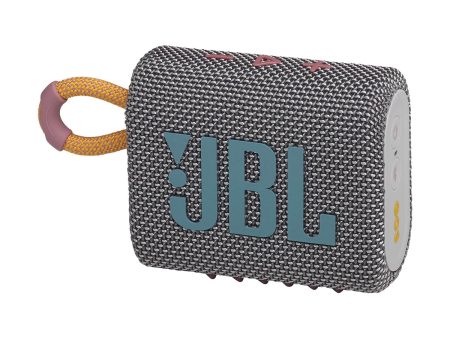 JBL Go 3 Portable Bluetooth Speaker - Gray For Cheap