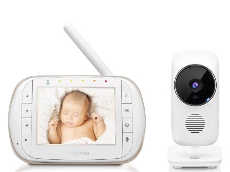 Motorola 3.5  Video Baby Monitor With Wi-Fi - White Fashion