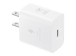 Samsung 25W Travel Adapter With Cable - White Fashion