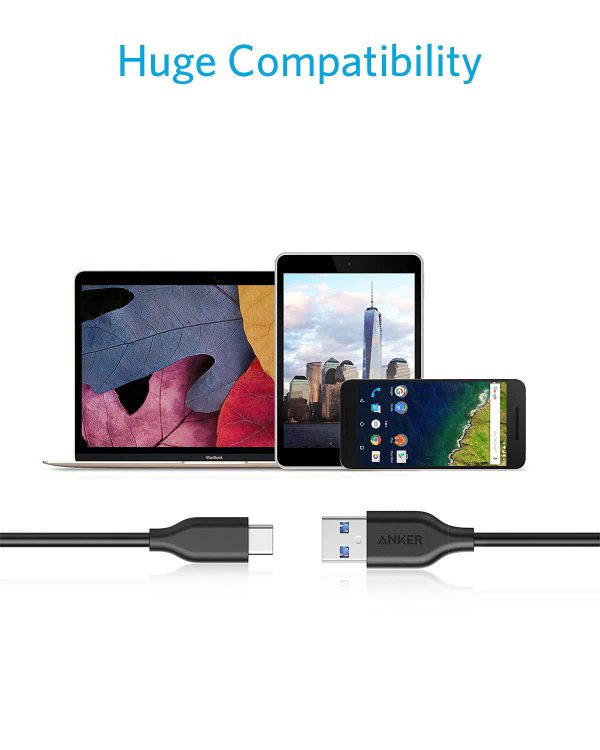 Anker Powerline 3  USB-A To USB-C Cable (Online) - Black Online Sale