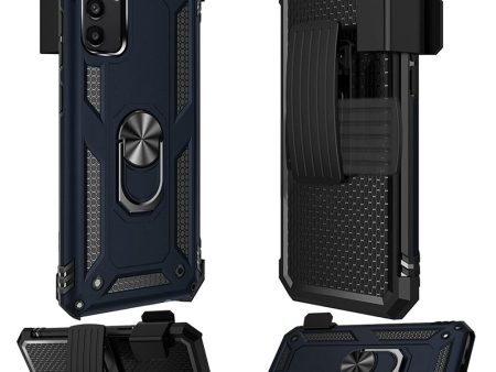 Holster Case For Samsung A14 5G - Blue - Magnetic Ringstand Clip Wild Flag Online Sale