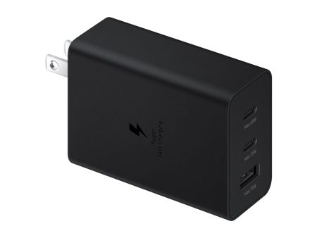 Samsung 65W Trio Travel Adapter - Black Online Hot Sale