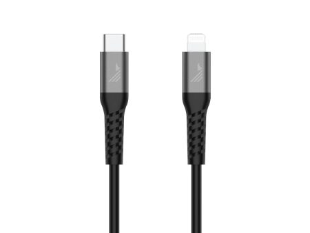 Wild Flag TPE 6ft USB-C To Lightning - Black Online now