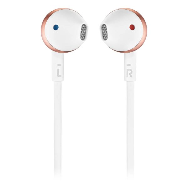 JBL Tune 205BT Wireless Bluetooth Earbud Headphones - Rose Gold For Discount