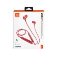 JBL Live 220BT In-Ear Wireless Neckband Headphones - Red Hot on Sale