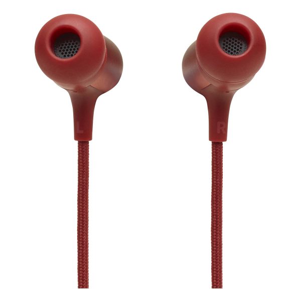 JBL Live 220BT In-Ear Wireless Neckband Headphones - Red Hot on Sale