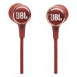 JBL Live 220BT In-Ear Wireless Neckband Headphones - Red Hot on Sale