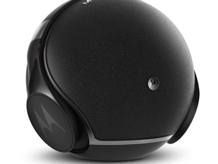 Motorola Sphere 2-In-1 Bluetooth Speaker With Over-Ear Headphones - Black Fashion